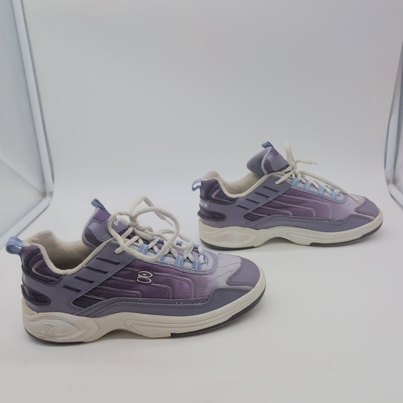 Brunswick LAZER K518-7 Sz 6.5 M Purple Bowling Shoes - Picture 5 of 9